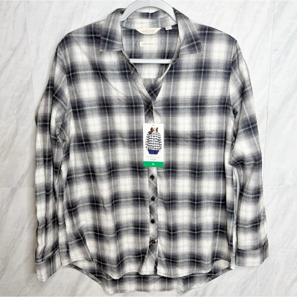 Weatherproof Vintage Flannel Button Down Shirt XL